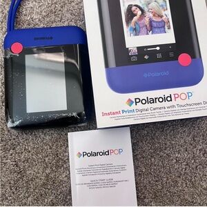 Polaroid POP Black and Blue Instant Camera